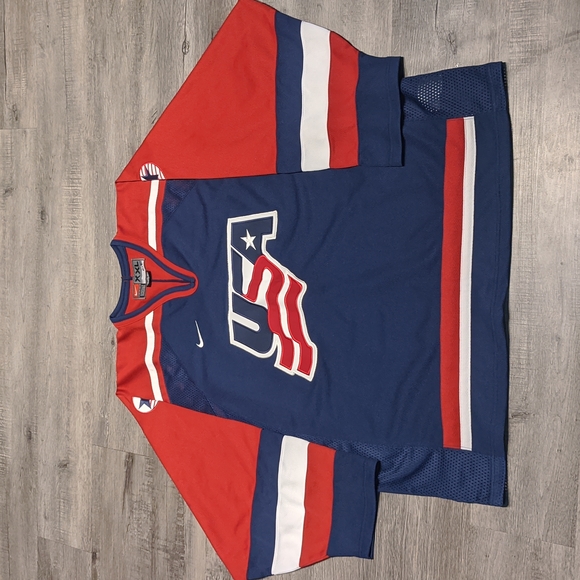 Nike Shirts Vintage Nike Team Usa Olympic Hockey Jersey Poshmark